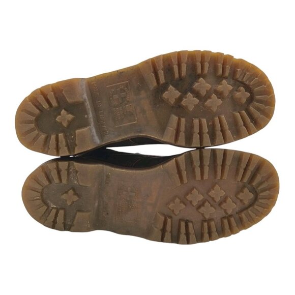 Vintage DR. DOC MARTENS '939' Brown Leather Combat Boot Mens US 8 Shoes England - Picture 4 of 9